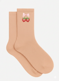 Strawberry Matcha Grip Sock